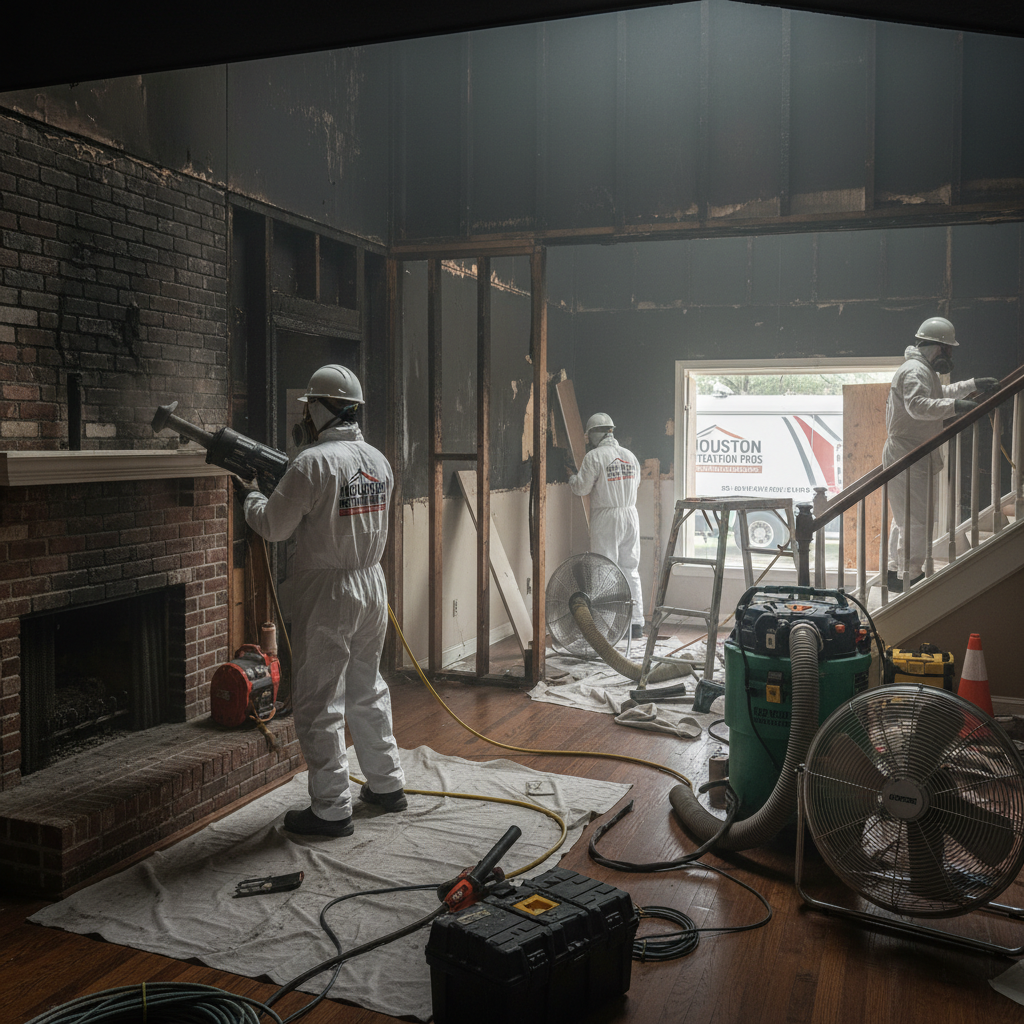 Fire & Smoke Damage Restoration - Tell Projects Richmond TX