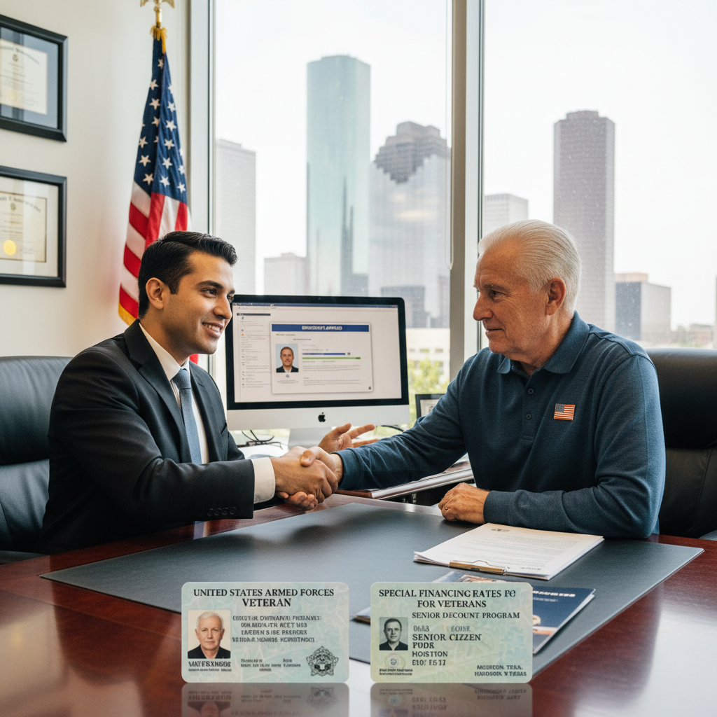 Senior & Military Discounts - Tell Projects Richmond TX