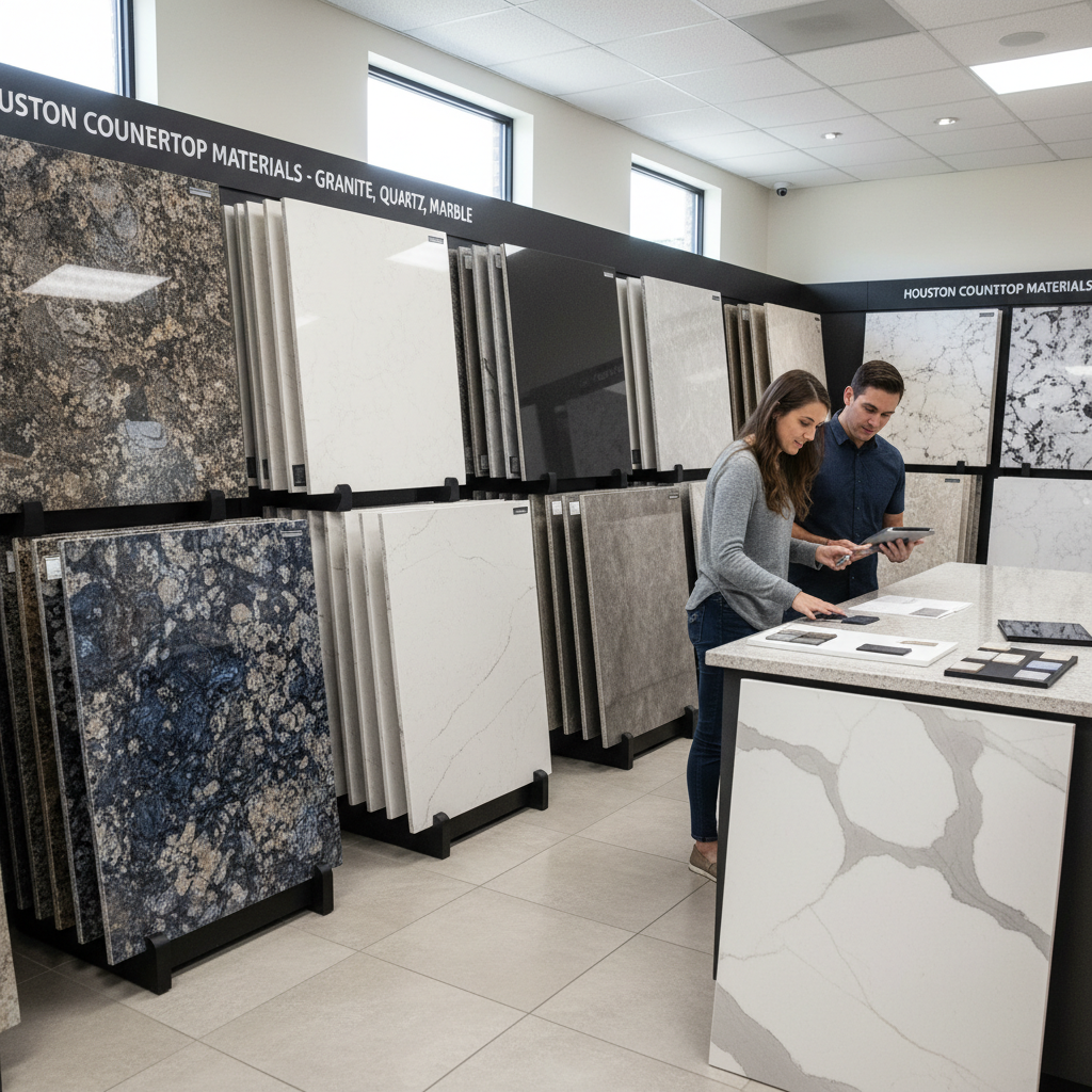 Countertop Material Selection - Tell Projects Richmond TX