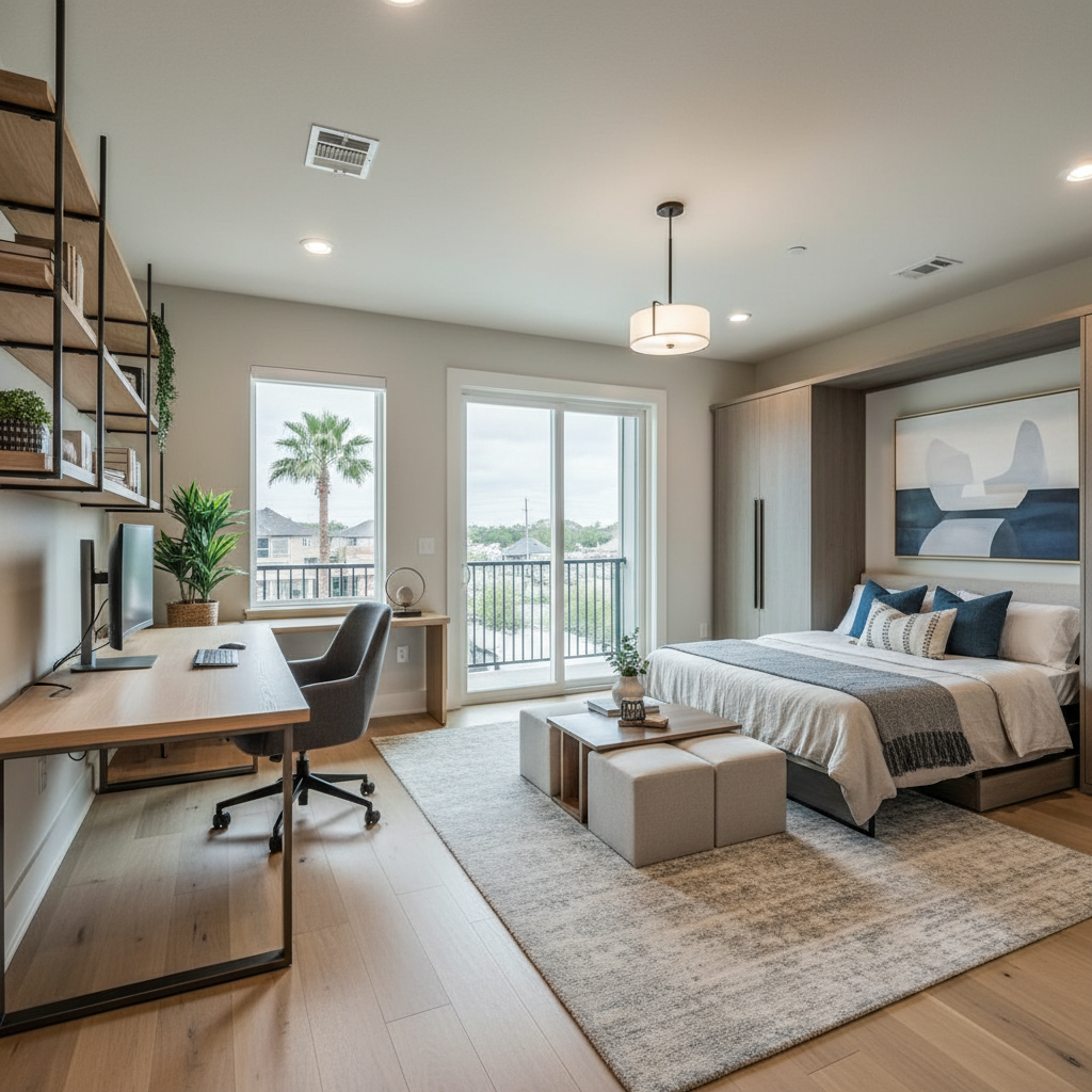 Multi-Purpose Room Design - Tell Projects Richmond TX